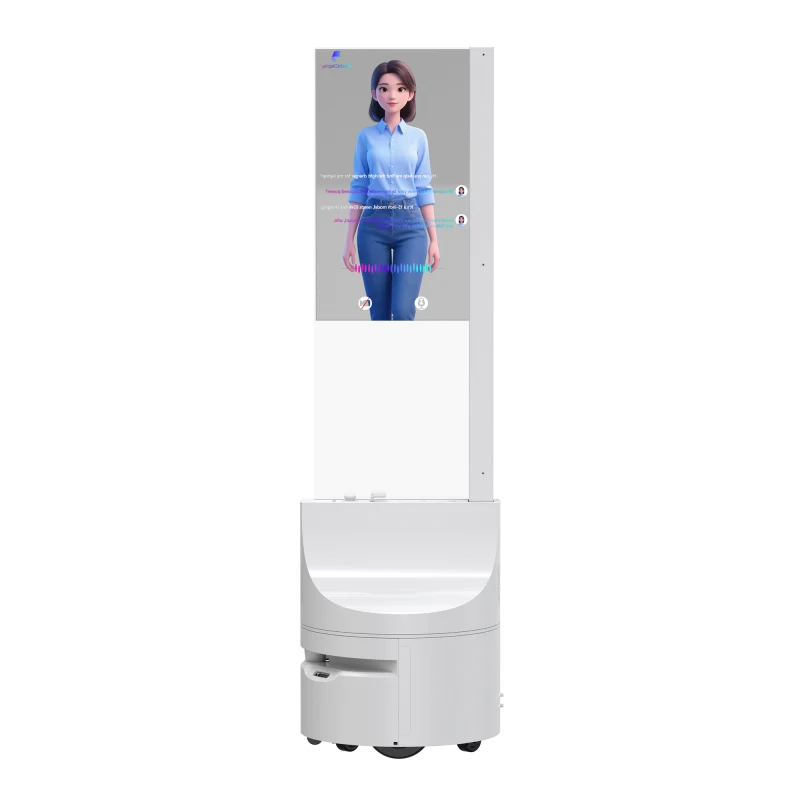 KI-Werberoboter mit Transparent-OLED & Digital Human (30/48/55")