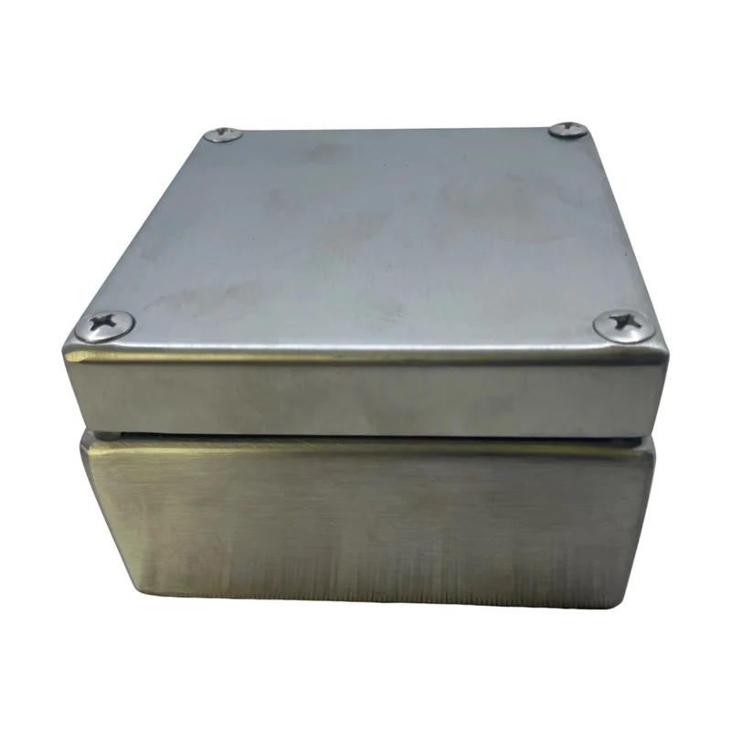 Steeldesign 468020011 Edelstahlgehäuse Tastergehäuse 10x10x6,5 Schaltschrank
