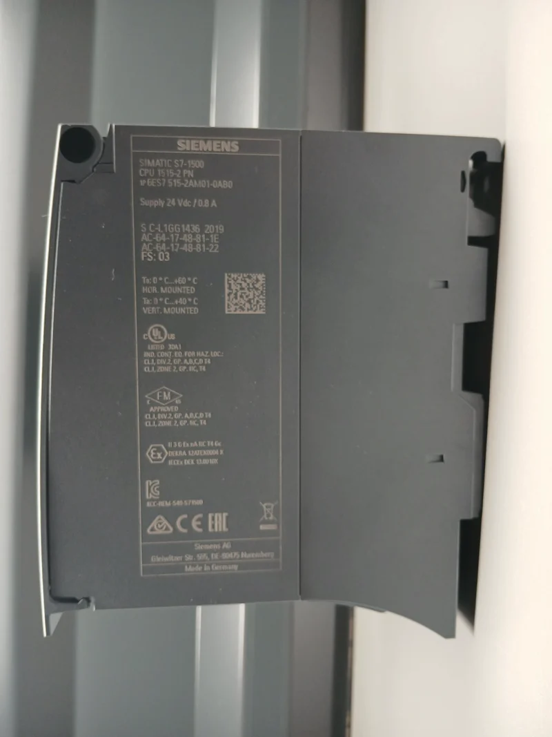 Siemens SIMATIC S7-1500 CPU 1515-2 PN 1P 6ES7 515-2AM01-0AB0