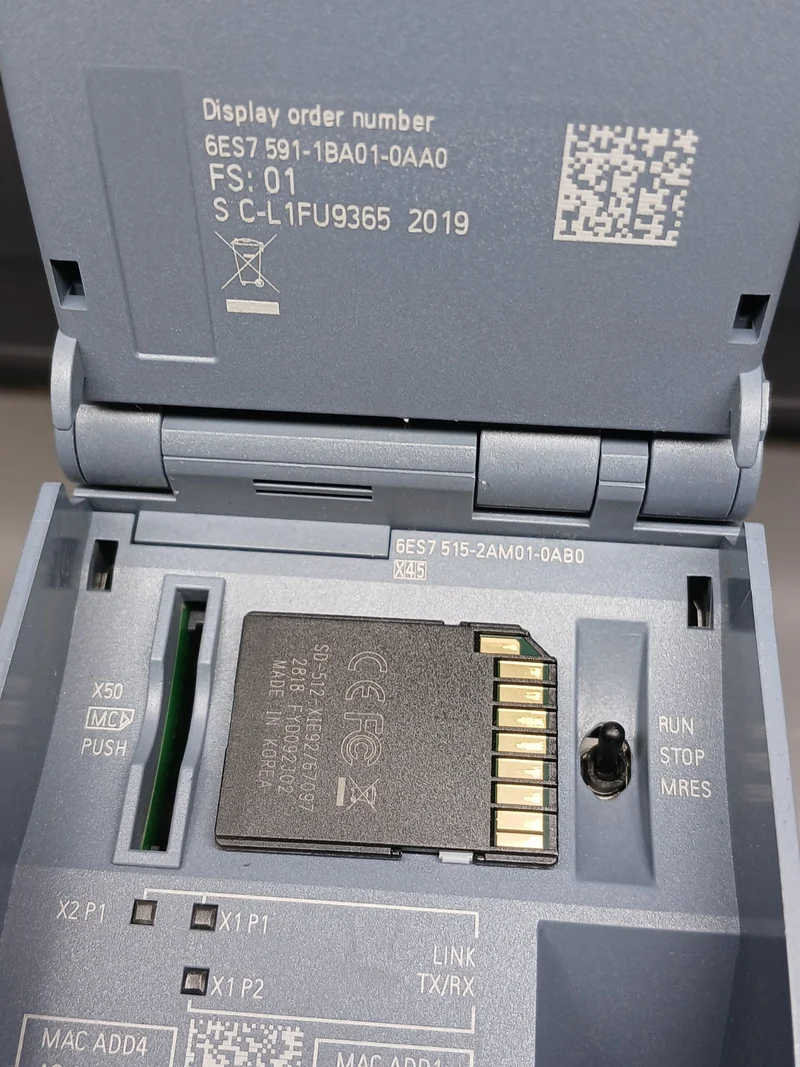 Siemens SIMATIC S7-1500 CPU 1515-2 PN 1P 6ES7 515-2AM01-0AB0