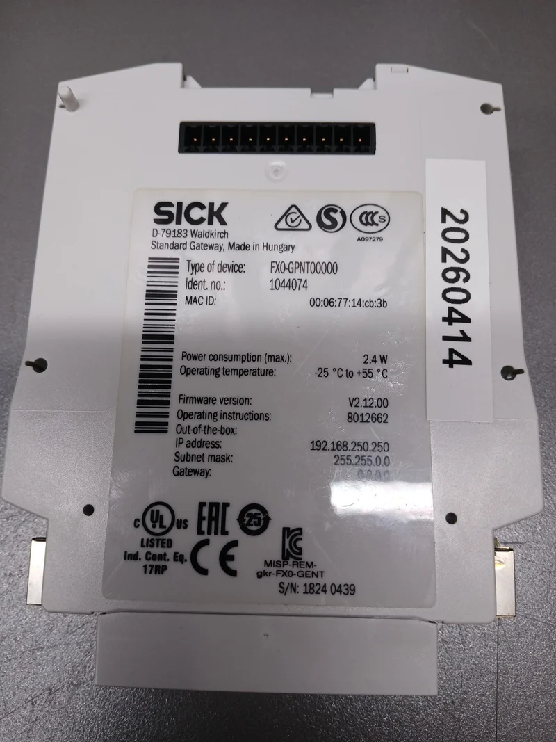 Sick FX0-GPNT00000 Sicherheitssteuerung 1044074