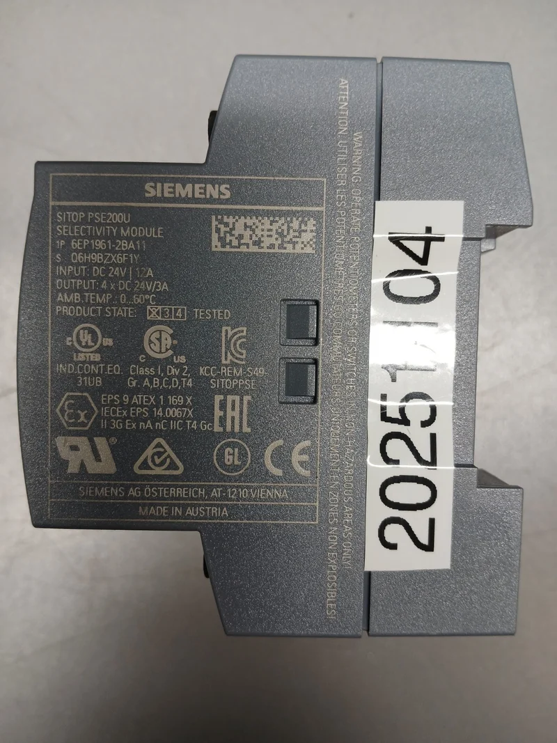 Siemens SITOP PSE200U Selektivitätsmodul 6EP1961-2BA11 3A