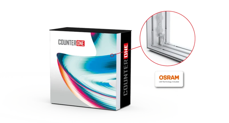 LED Messetheke COUNTER ONE