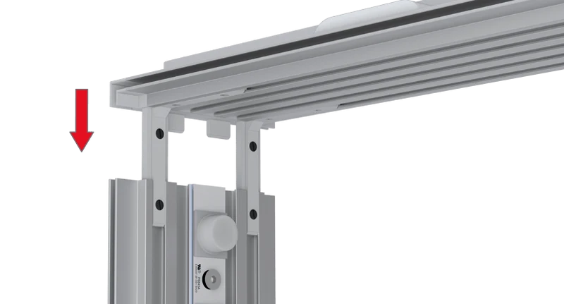 LED Messetheke 100x104x40 cm