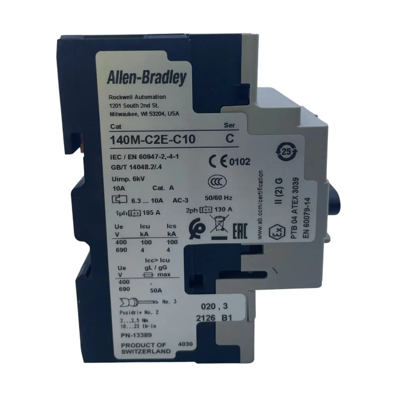 Allen Bradley 140M-C2E-C10 Motorschutzschalter 6,3-10A Frame C Schaltschrank
