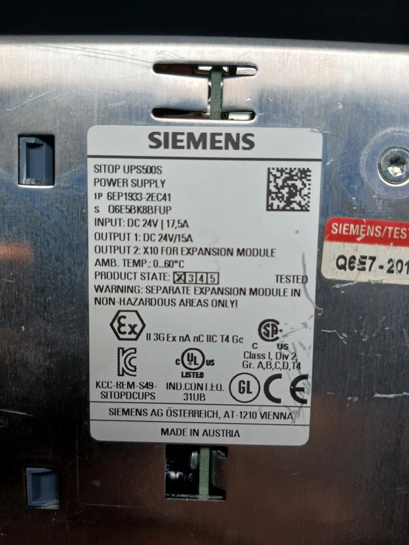 Siemens SITOP UPS500S 6EP1933-2EC41 Netzteil