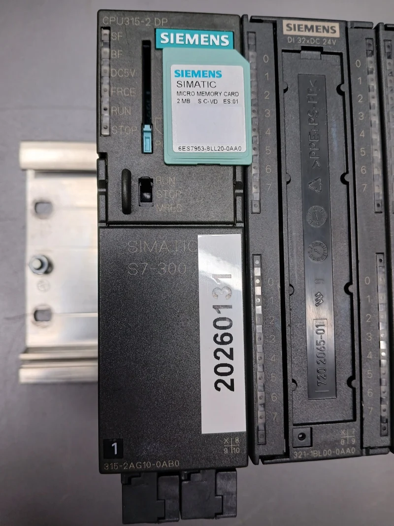 Siemens SIMATIC S7-300 CPU 315-2 DP / 6ES7 315-2AG10-0AB0 incl. Module