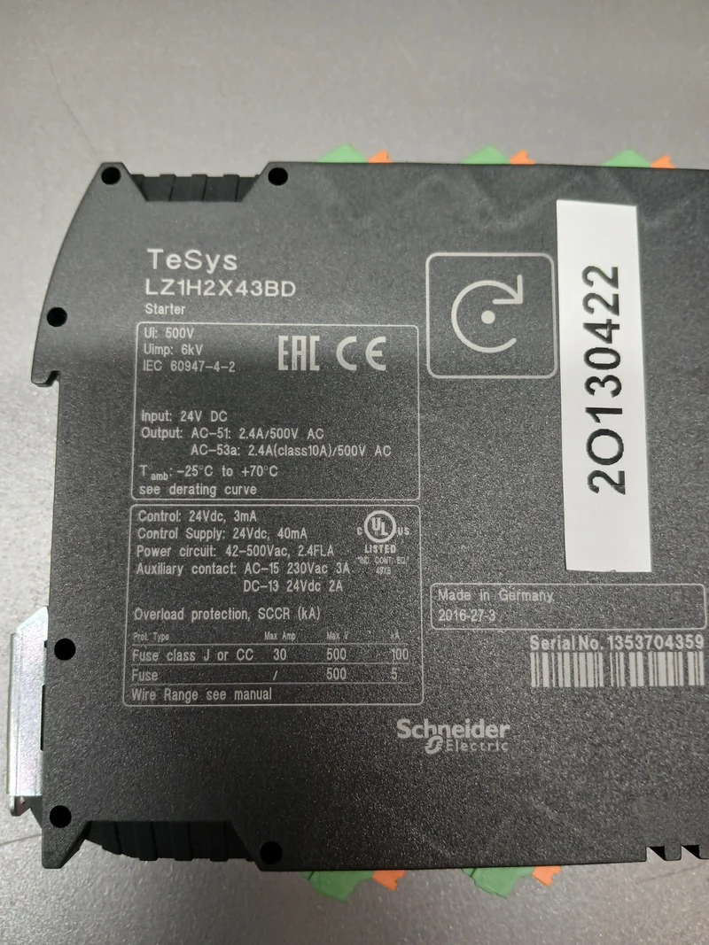 Schneider Electric LZ1H2X43BD Starter