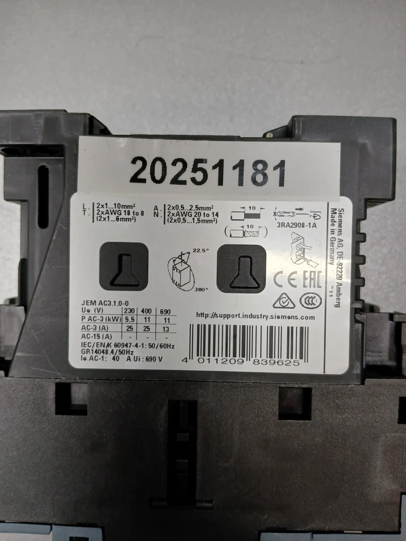 Siemens Schütz 3RT2026-2BB44-3MA0 Hilfsschalterblock
