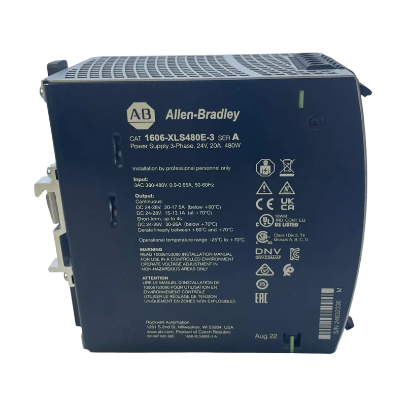 Allen Bradley 1606-XLS480E-3 Netzteil 24-48V DC 480W 3-Phasen Stromversorgung