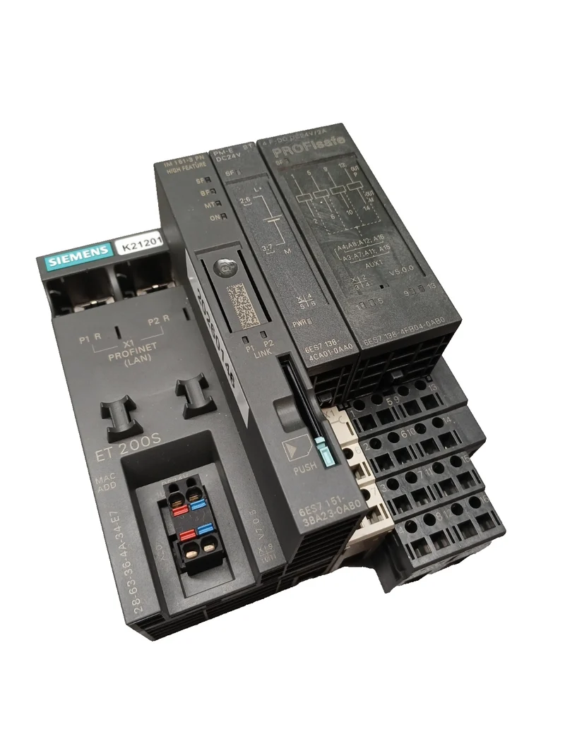 SIEMENS ET 200S 6ES7 151-3BA23-0AB0 + 6ES7 138-4CA01-0AA0 + 6ES/ 138-4FB04-0AB0