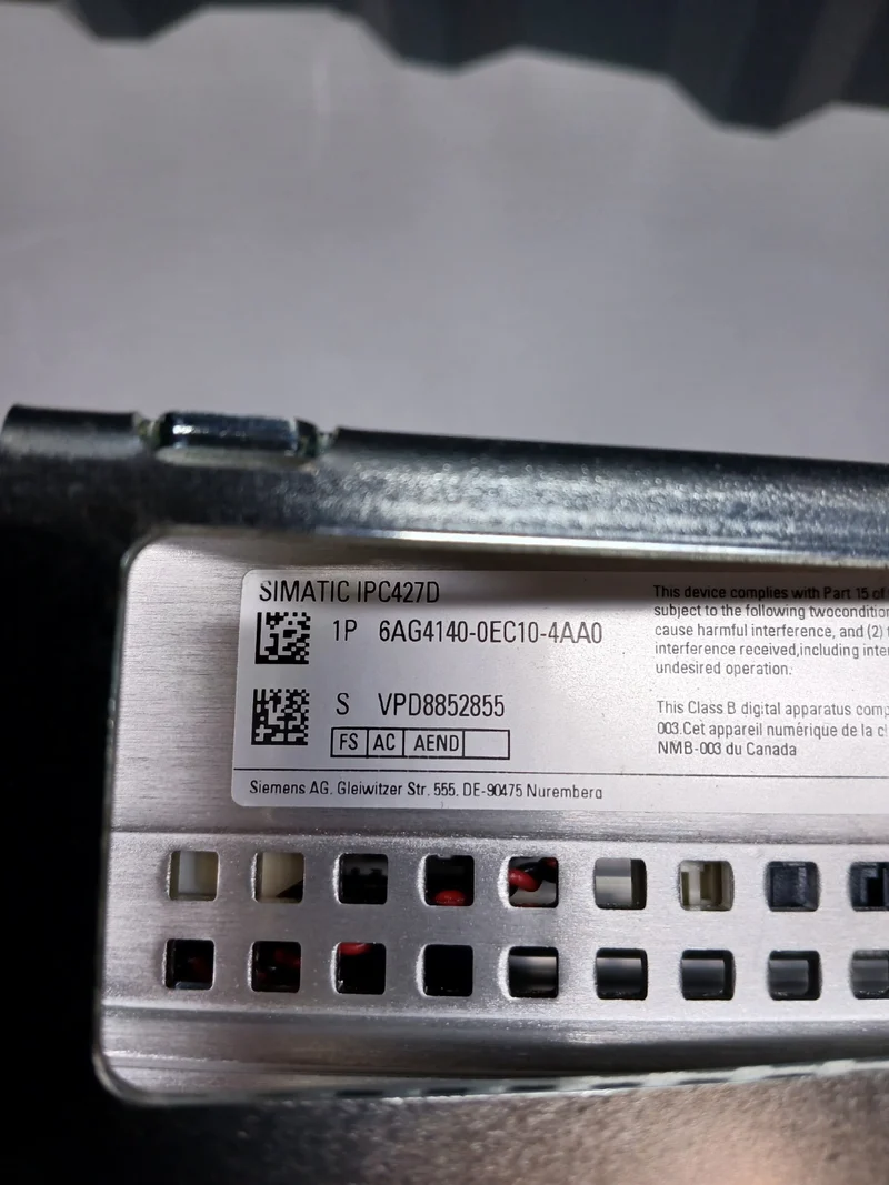 Siemens SIMATIC MICROBOX PC IPC427D 1P 6AG4140-0EC10-4AA0