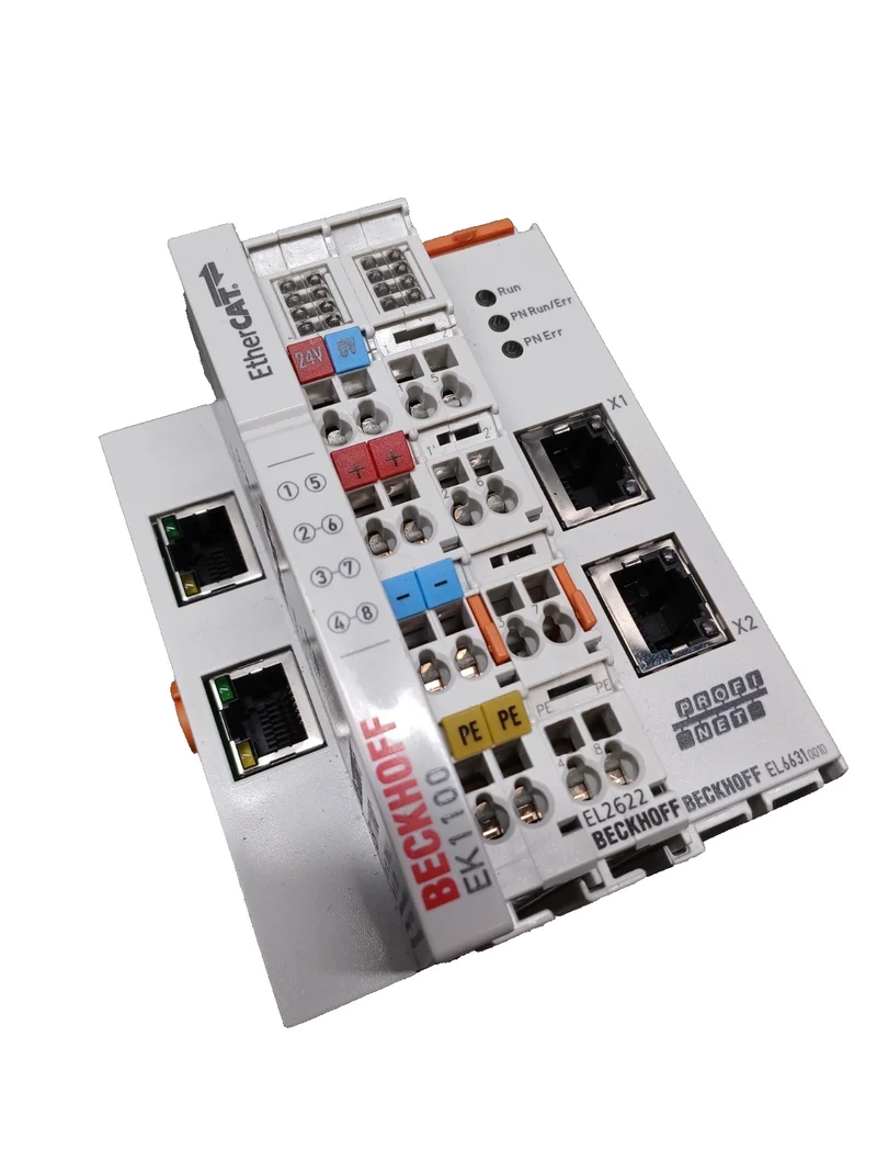 Beckhoff 1100 EtherCAT‑Buskoppler + EL6631 PROFINET‑RT Controller‑Terminal