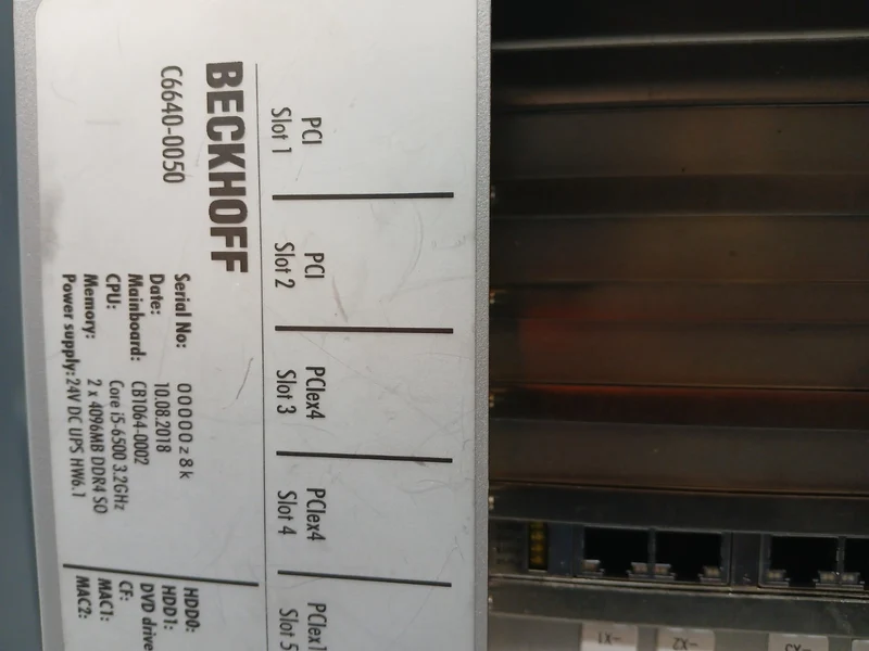 Beckhoff C6640-0050 Schaltschrank-Industrie-PC