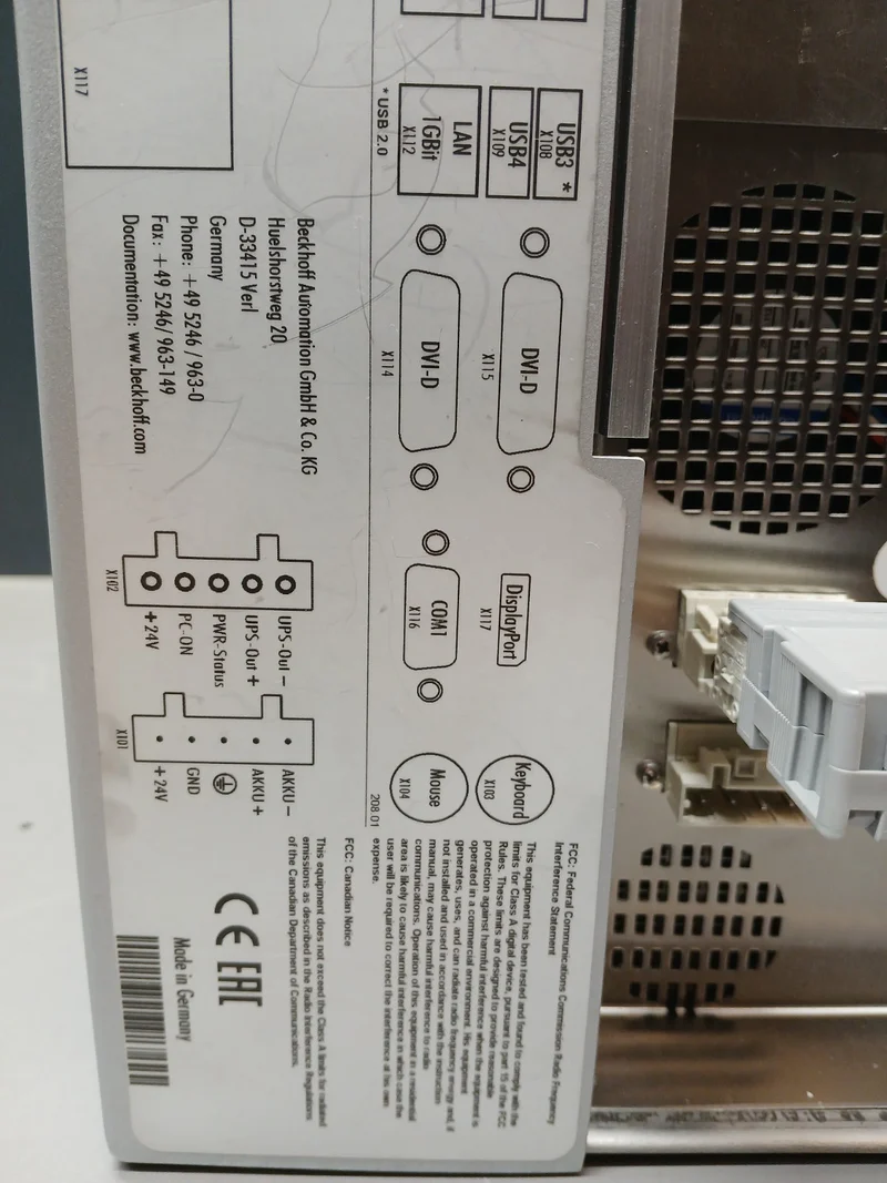 Beckhoff C6640-0050 Schaltschrank-Industrie-PC