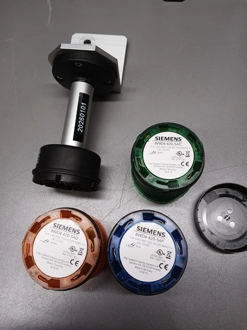 Siemens Signalleuchte 8WD4408-0AA, grün gelb und blau