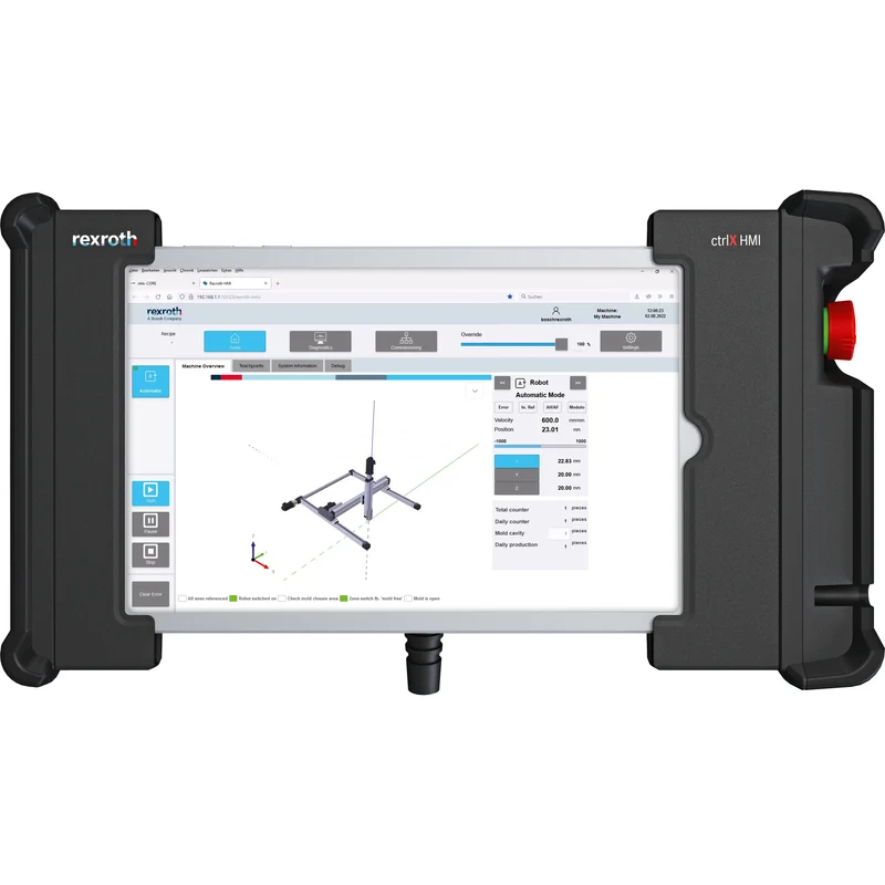 Mobile Safety Panel Frame PF10.1-A05-AA-NN, inkl. 5m Kabel - R911411950