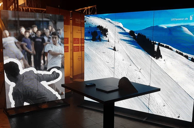 LED Video Totem Indoor München – P2/P3 freistehend