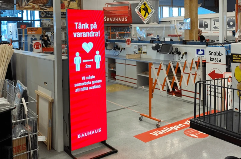 LED Video Totem Indoor München – P2/P3 freistehend