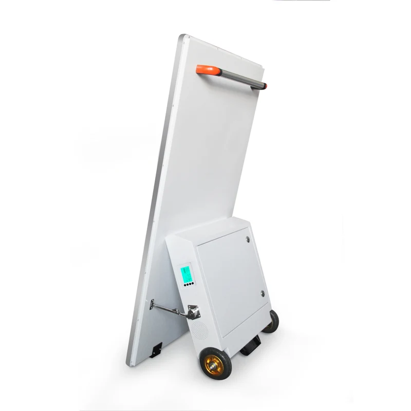 Digitaler Kundenstopper 43 Zoll 400 bis 1800 cd/m² mit Akku, tragbar, in Weiß oder Schwarz, für den Außenbereich