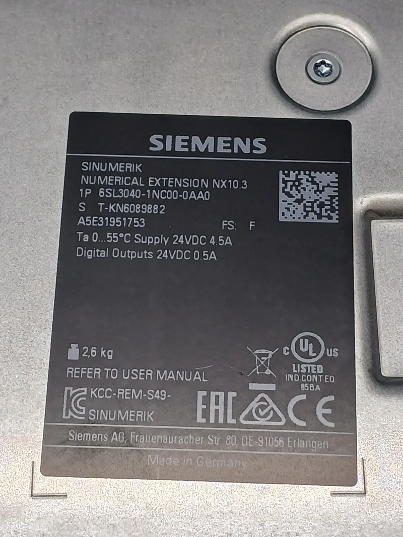 Siemens SINUMERIK 1P 6SL3040-1NC00-0AA0