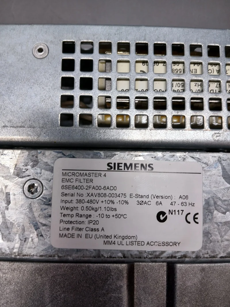 Siemens CU310 PN 1P 6SL3040-0LA01-0AA1 POWER MODUL 340 6SL3210-1SE11-7UA0A