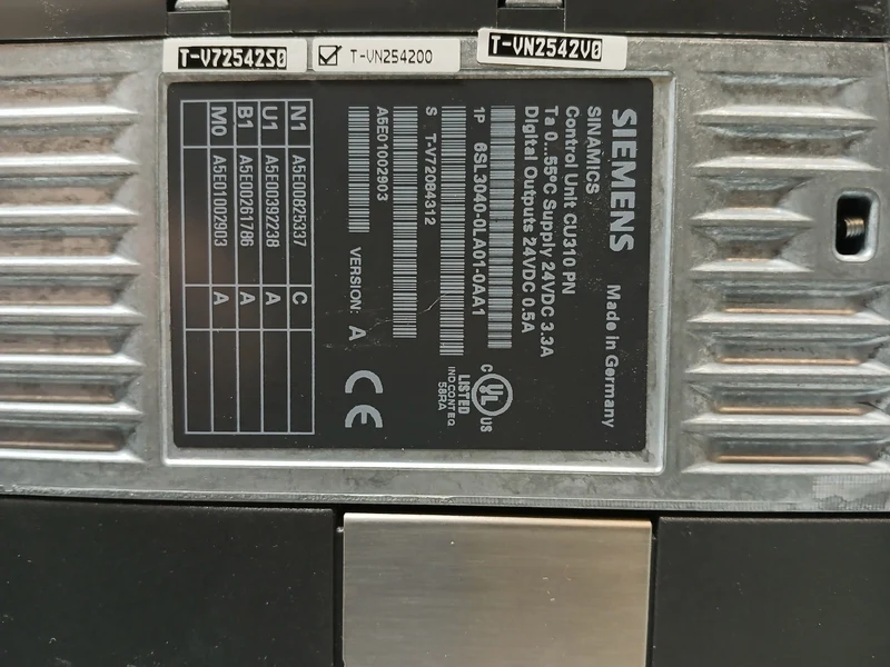Siemens Control CU310 PN 316SL3040-0LA01-0AA1 + POWER MODUL 6SL3210-1SE12-2UA0