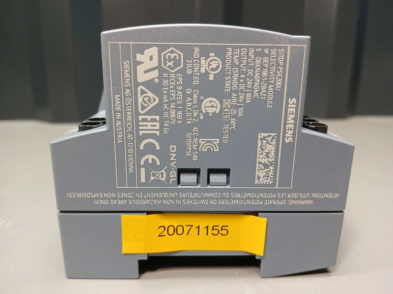 Siemens SITOP PSE200U Selektivitätsmodul 6EP1961-2BA21 10A