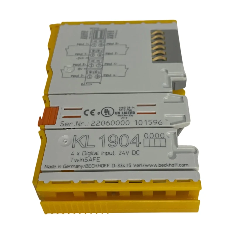 Beckhoff KL1904 TwinSAFE Busklemme 4-Kanal Digitaleingang Safety SPS Klemme