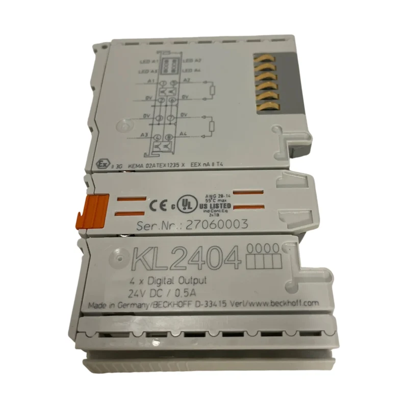 Beckhoff KL2404 Busklemme 4-Kanal Digitalausgang 24V DC 0.5A Ersatzteil Technik