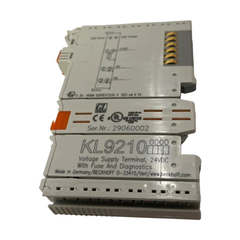 Beckhoff KL9210 Busklemme Potentialversorgungsmodul 24V DC Diagnose Sicherung