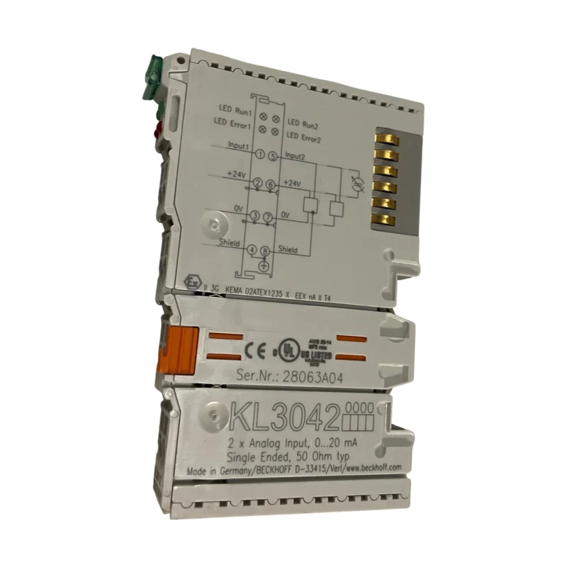 Beckhoff KL3042 Busklemme 2-Kanal Analogeingang Strom 0-20mA Ersatzteil Technik