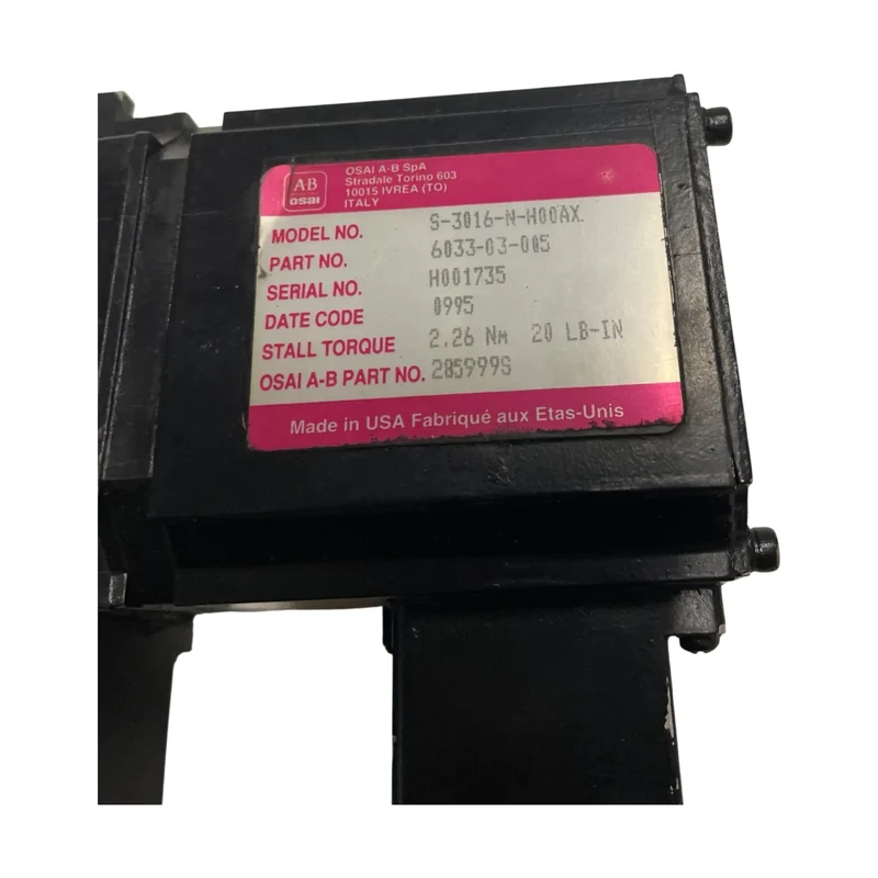 Allen Bradley S-3016-N-H00AX Servomotor Ersatzteil Technik Einsatz Industrie
