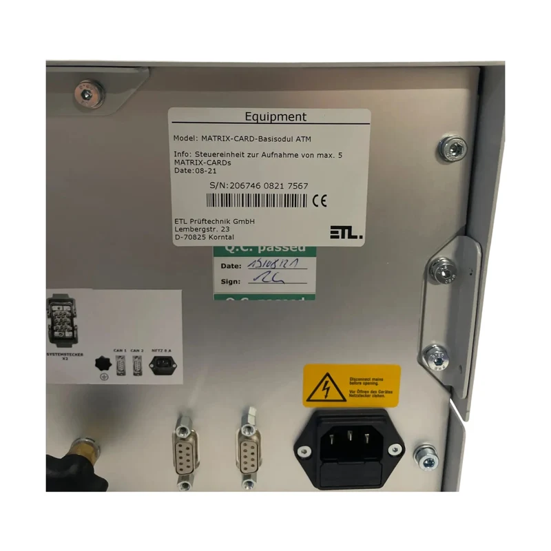 ETL Matrix-Card-Basismodul ATM Steuermodul Prüftechnik Messtechnik Industrie