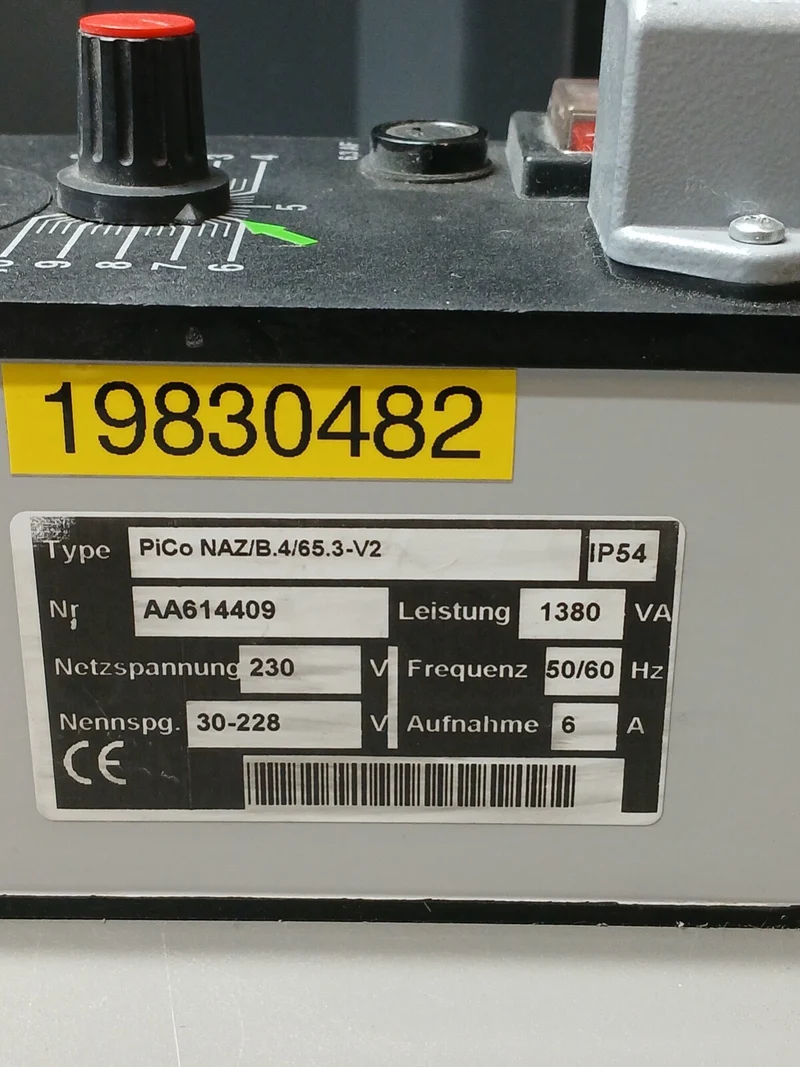 PiCo NAZ/B.4/65.3-V2 Stromversorgung 1380 VA 230V 50/60Hz 6A IP54
