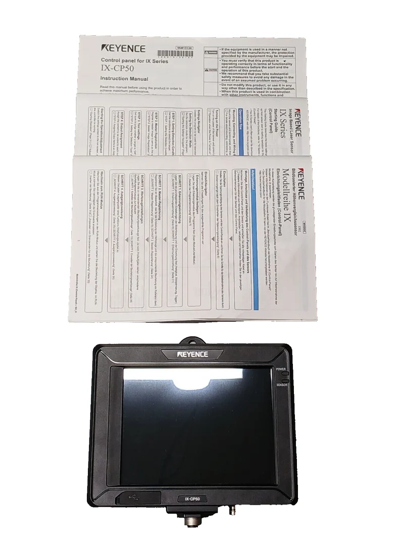 Keyence IX-CP50 Bedienpanel Steuergerät Display 24V 0.3A