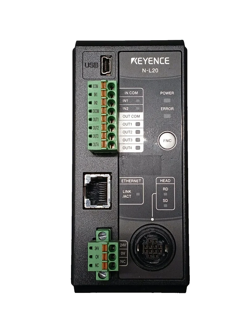 Keyence N-L20 Kommunikationsmodul, 24V DC, 380mA, Ethernet & USB