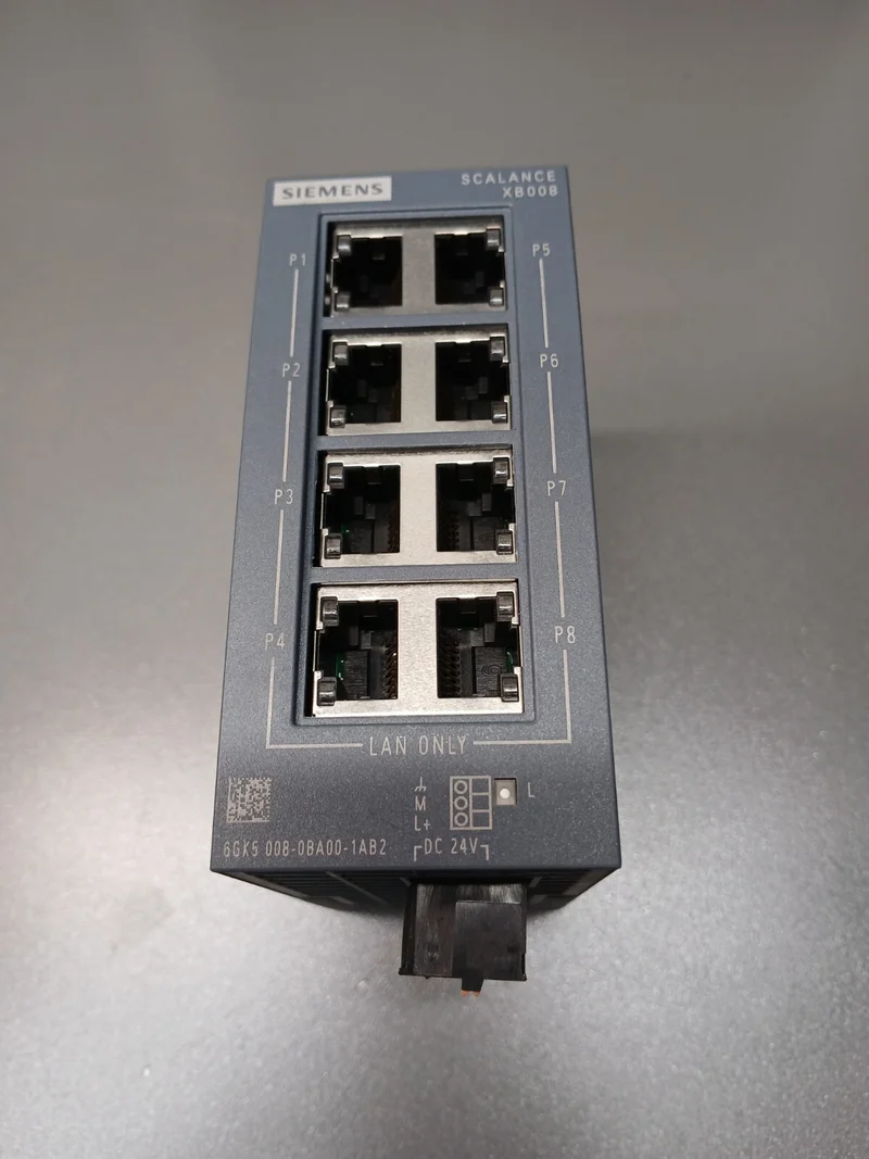 SIEMENS 6GK5 008-0BA00-1AB2 SCALANCE XB008 Industrial Ethernet Switch