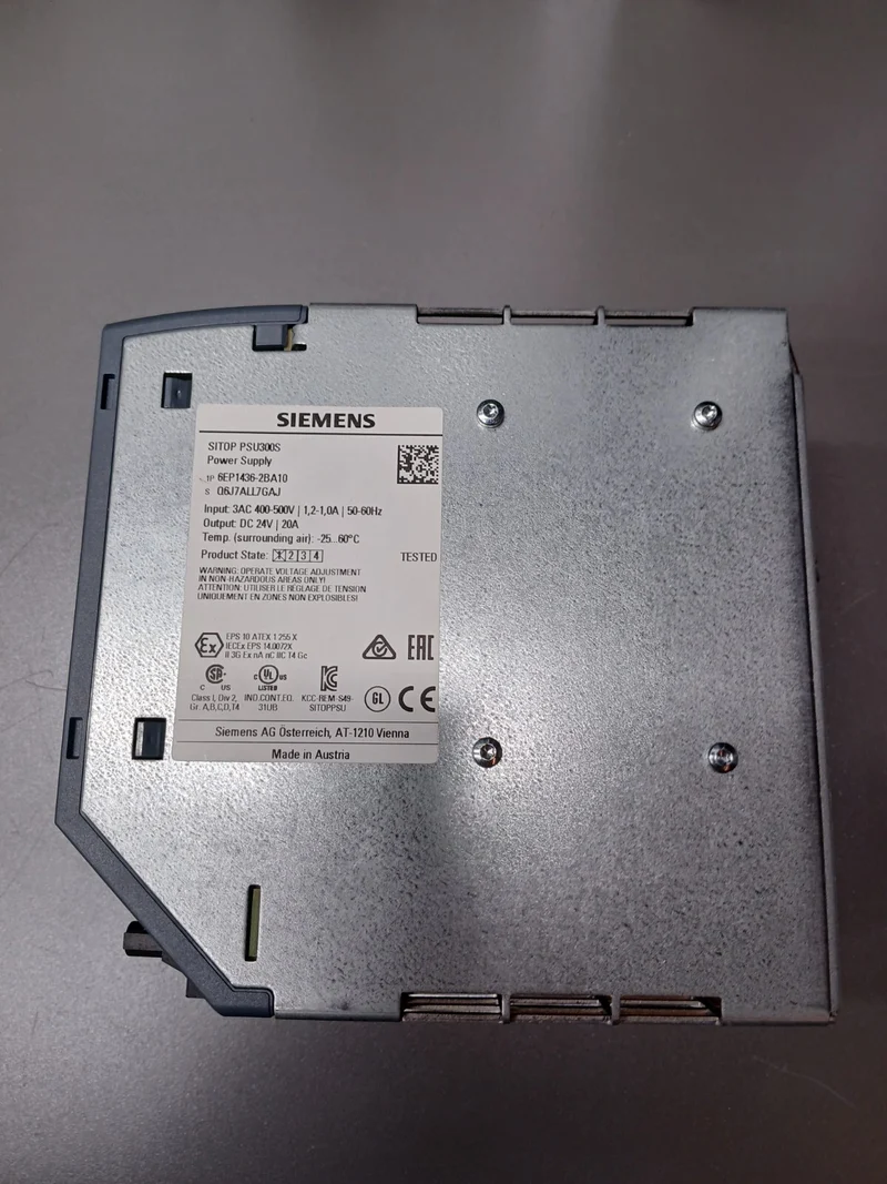 Siemens SITOP PSU300S 6EP14362BA10 Netzteil 24V 20A Power Supply Industrie