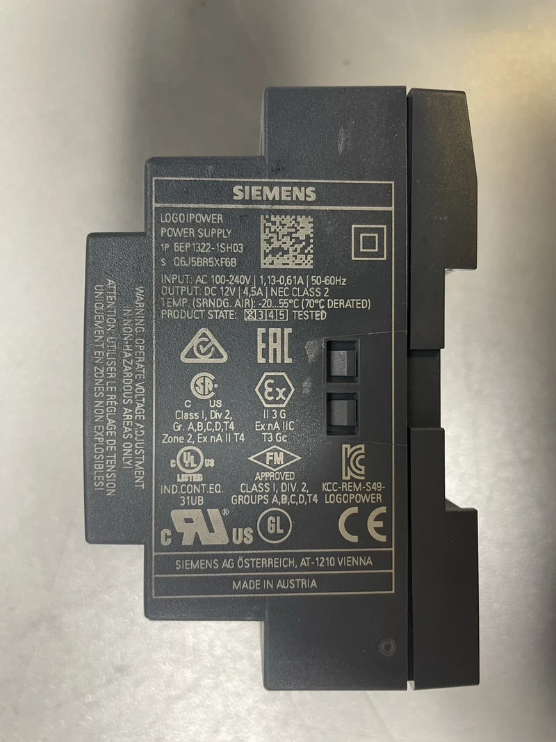 Siemens LOGO! Power 6EP1322-1SH03 Netzteil 10V 4,5A 100-240V AC