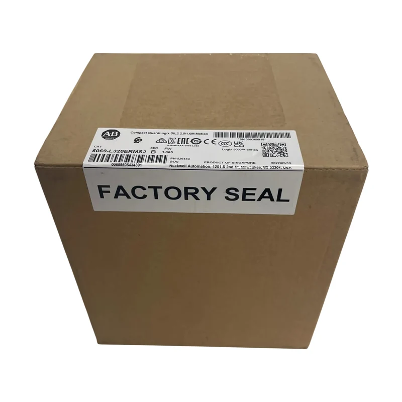 Allen Bradley 5069-L320ERMS2 Compact GuardLogix 5380 Safety SIL2 PLd Controller