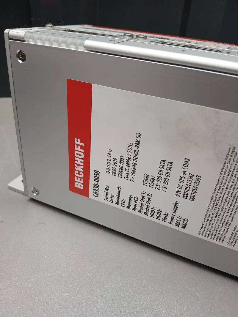 Beckhoff Industrie PC C6930-0050 320GB
