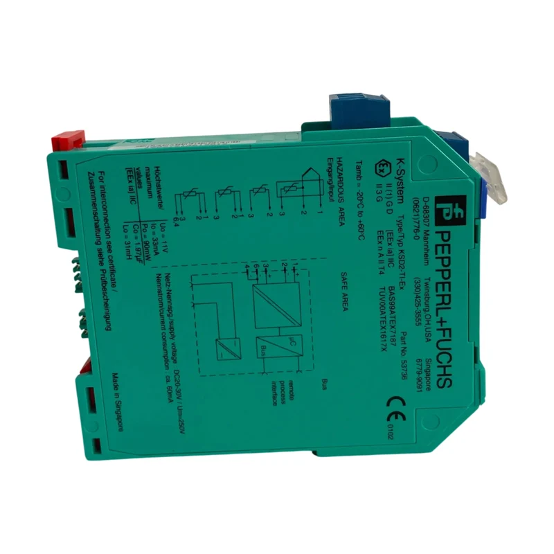 Pepperl+Fuchs KSD2-TI-Ex 53736 Temperaturwandler Messumformer Ex Interface