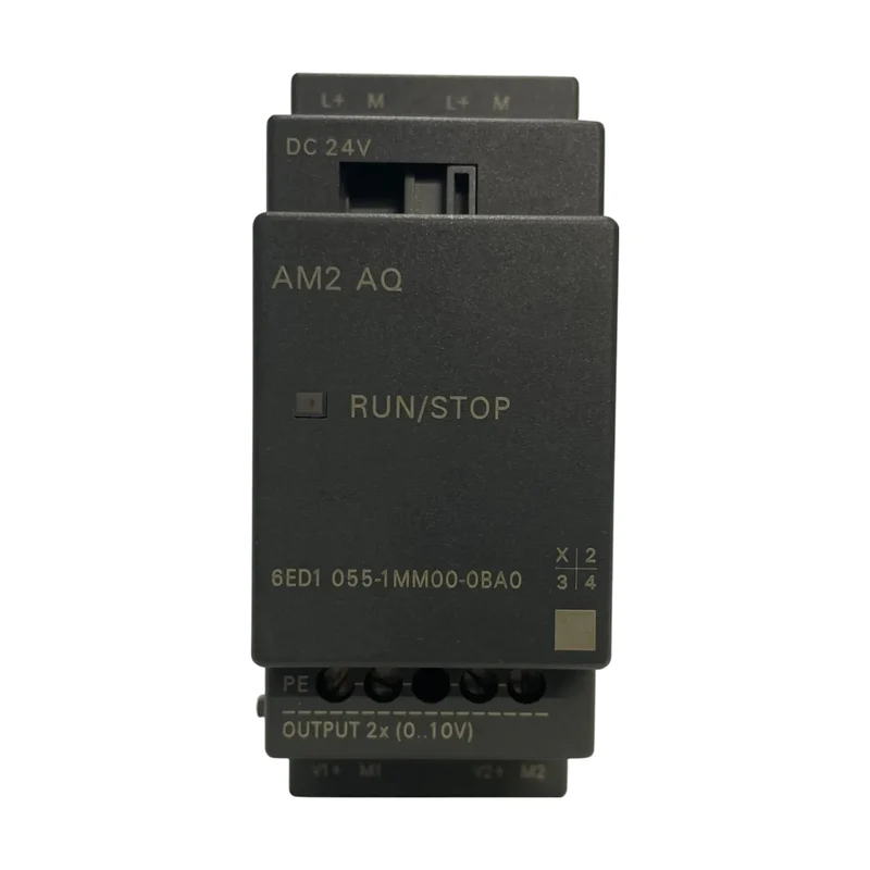 Siemens 6ED1055-1MM00-0BA0 LOGO! AM2 AQ Erweiterungsmodul DC 24V 2AQ 0-10V