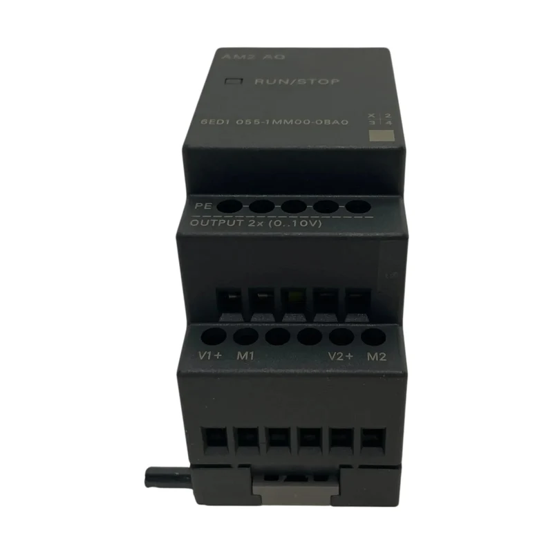 Siemens 6ED1055-1MM00-0BA0 LOGO! AM2 AQ Erweiterungsmodul DC 24V 2AQ 0-10V