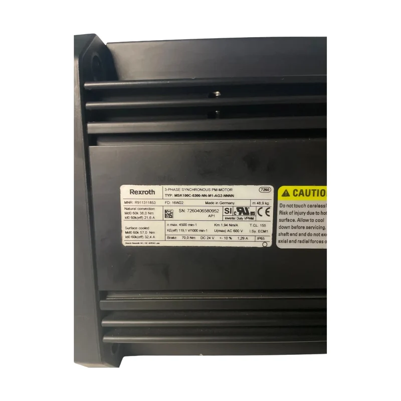 Rexroth MSK100C-0300-NN-M1-AG2-NNNN Servomotor Bosch Servo Motor Industrie