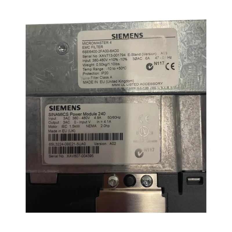 Siemens 6SL3224-0BE21-5UA0 SINAMICS G120 Power Module PM240-2 Frequenzumrichter