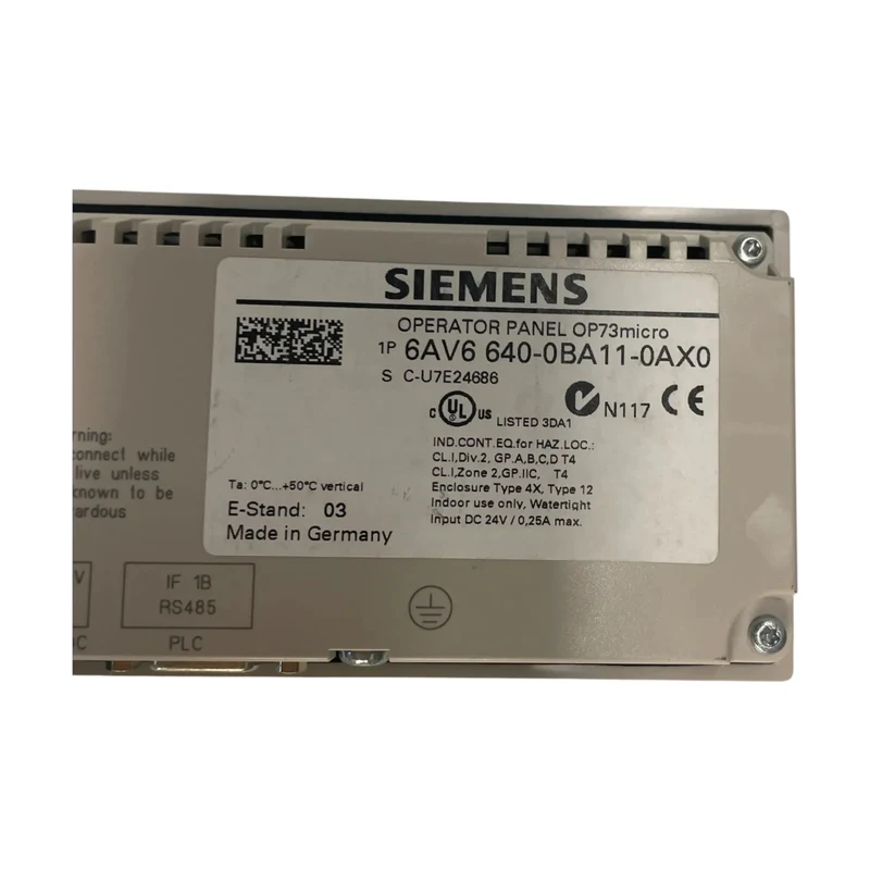 Siemens 6AV6640-0BA11-0AX0 SIMATIC Operator Panel OP 73micro S7-200 Ersatzteil