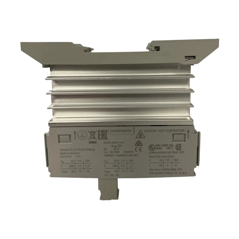 Siemens 3RF2310-1BA02 Halbleiterschütz 10A 24-230VAC 24VDC Steuerspannung