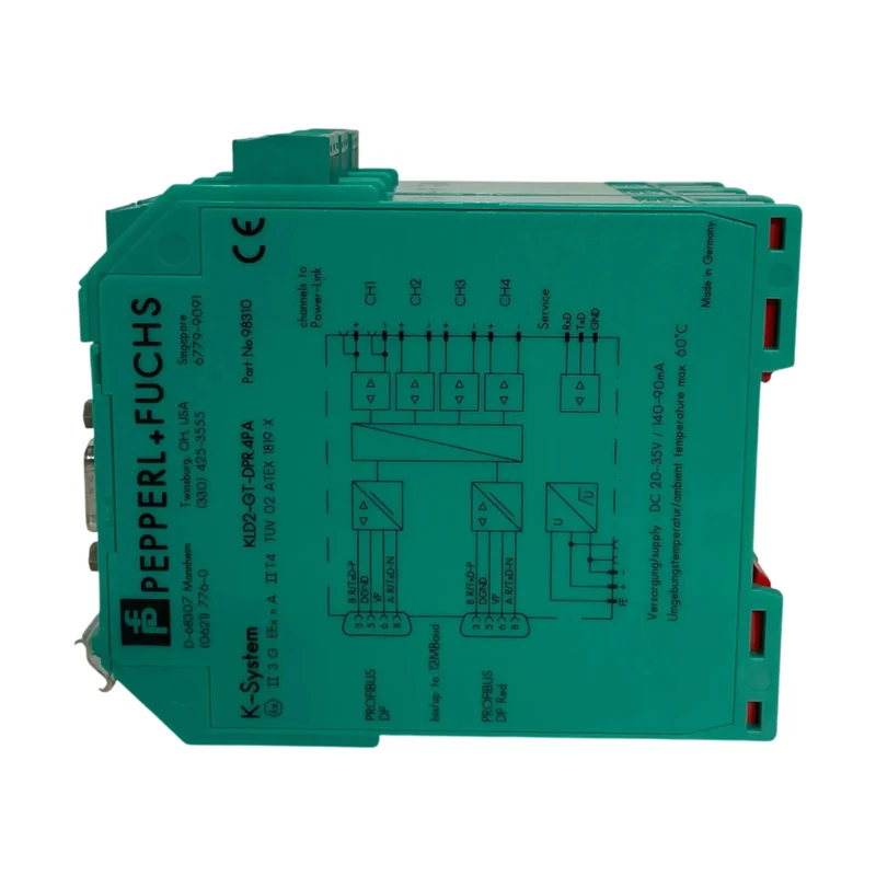 Pepperl+Fuchs KLD2-GT-DPR.4PA Gateway PROFIBUS DP/PA K-System Interface Modul